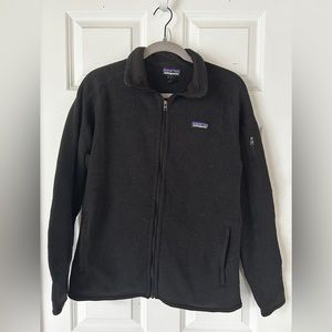 Patagonia Better Sweater Zip up Fleece - Black womens size large